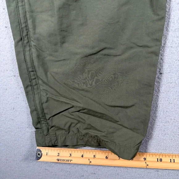 REI Sahara Convertible Cargo Hiking Pants Olive Green Womens 14 Petite UPF 50+ - Picture 7 of 14